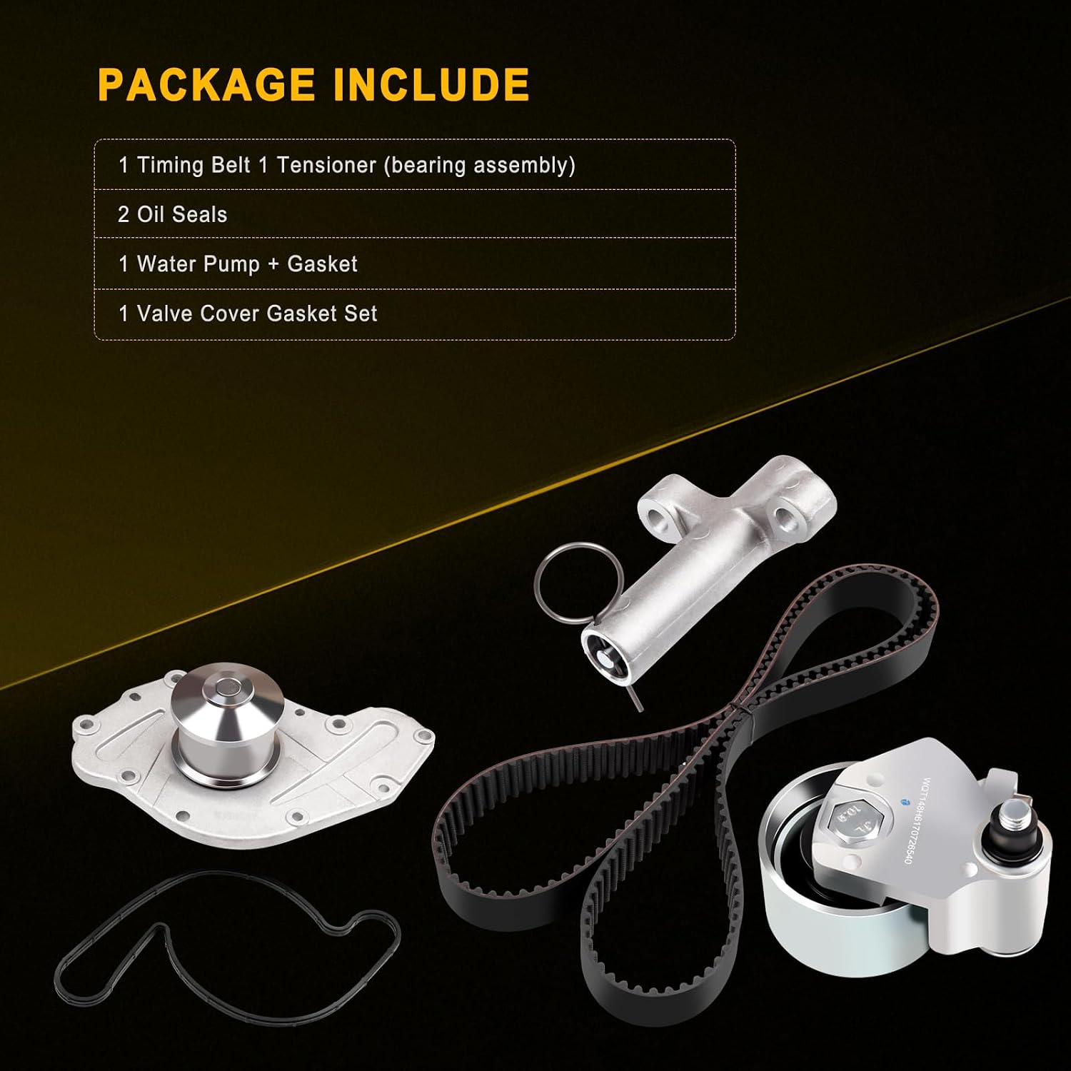 ASAPE Timing Belt Kit & Water Pump Fit for 2009-2010 for Dodge Journey