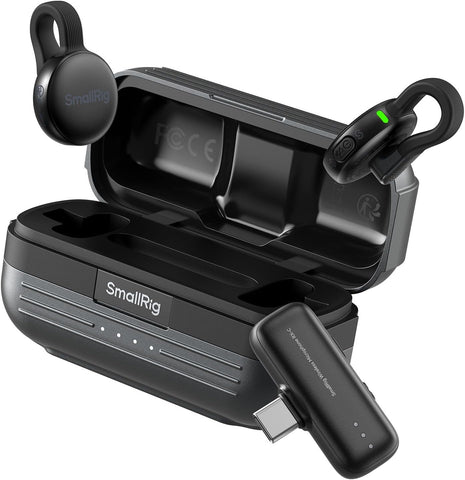 SMALLRIG S70-C2 Wireless Mic (2 TX + 1 RX + Charging Case) - Black