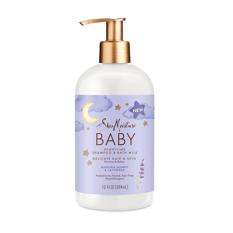 Shea Moisture Baby Shampoo & Bath Milk Manuka Honey 13oz