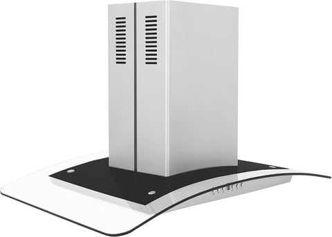 ZLINE 30 in. Island Mount Range Hood in Stainless Steel & Glass (GL5i-30)