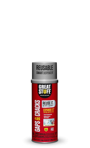 Great Stuff 99108824 Smart Dispenser Gaps & Cracks, Cream, 12 Ounce (Pack of 2)