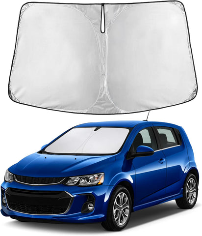 EcoNour Windshield Sunshade Compatible for Chevrolet Sonic 2012-2019 2020