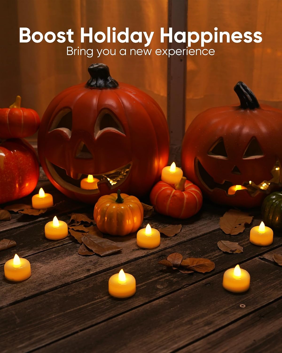 Amagic 150Pack Flameless LED Tea Lights Candles Battery Operated, Warm Ivory