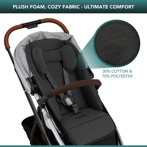 Infant Liner Seat Compatible with Uppababy Vista, Vista V2, Vista V3, Cruz V2, Cruz, RumbleSeat, and RumbleSeat V2, 2 in 1 Newborn to Toddler Comfort Insert, New and Improved Liner Material