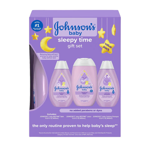 Johnson's Baby Sleepy Time Gift Set, 3 Items
