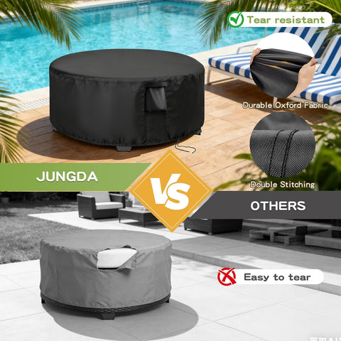 Patio Furniture Cover Round for 36 Inch Outdoor Dinner Table