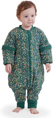 Mosebears Cotton Toddler Sleep Sack with Feet 2.5 TOG Ultra Soft Toddler Sleeping Sack Walker Wearable Blanket