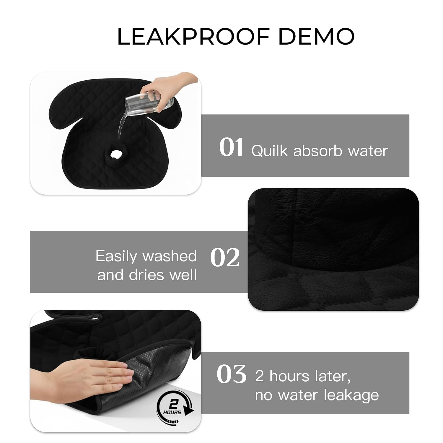 2 Pack Waterproof Piddle Pads Carseat Potty Training Car Seat Protector Waterproof Car Seat Liner Cover to Prevent Pee