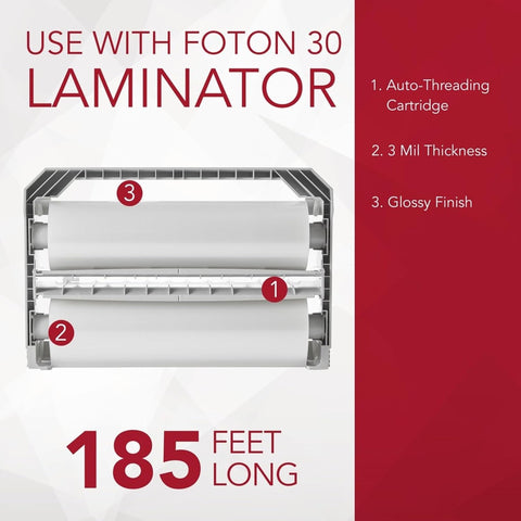 GBC 5 Mil Refill for Foton 30 Reloadable Cartridge, 113' Laminating Film (FOTONRC005)