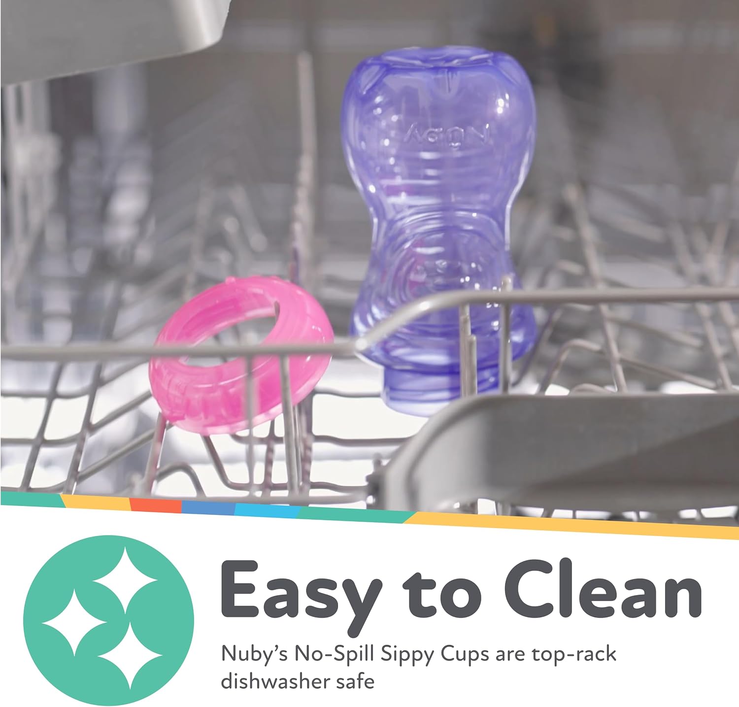 Nuby No-Spill Sippy Cup - 3 Pack
