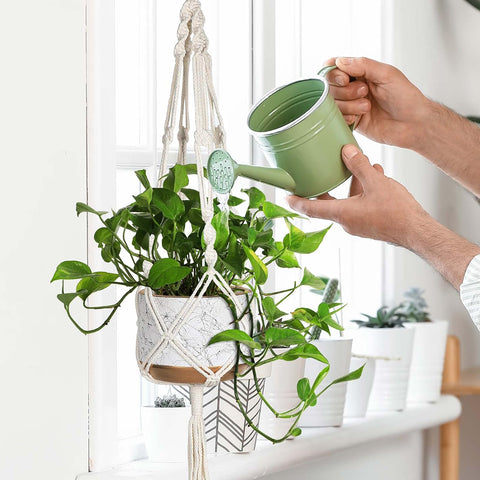 MIPON 3 Pack Macrame Plant Hangers, Hanging Planters for Indoor Plants