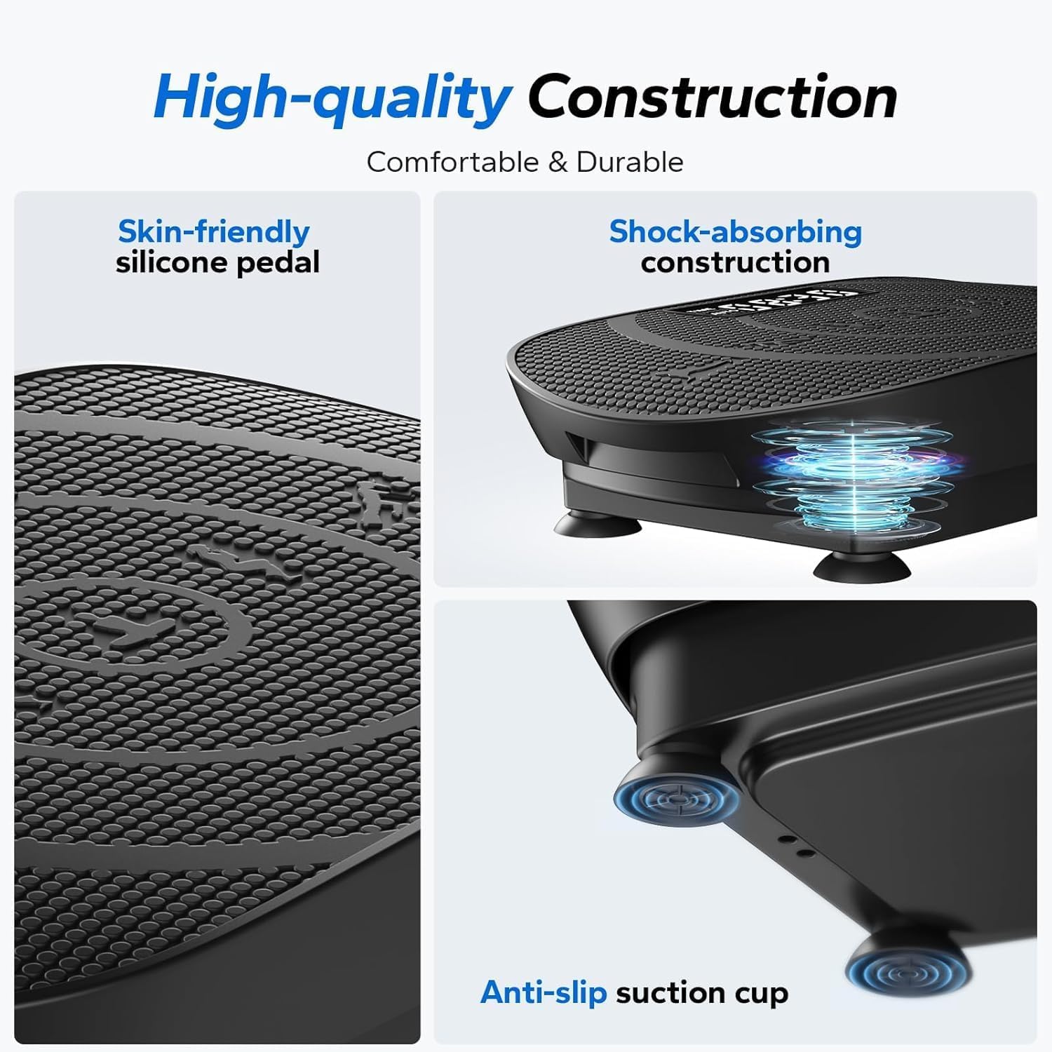 MERACH CV30 Pro Curved Vibration Plate Exercise Machine, Powerful & Quiet