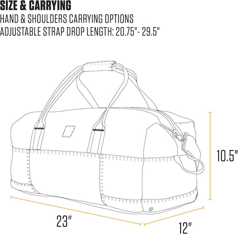 Carhartt Utility 55L Duffel Gravel