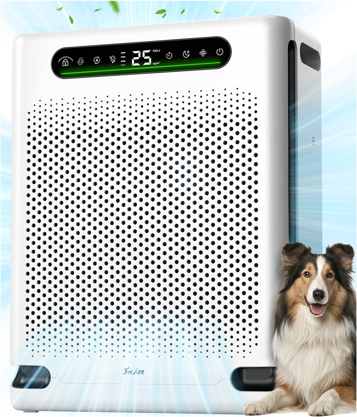 FreAire Air Purifiers for Home Large Room Up to 2600 Ft², HAP605, White