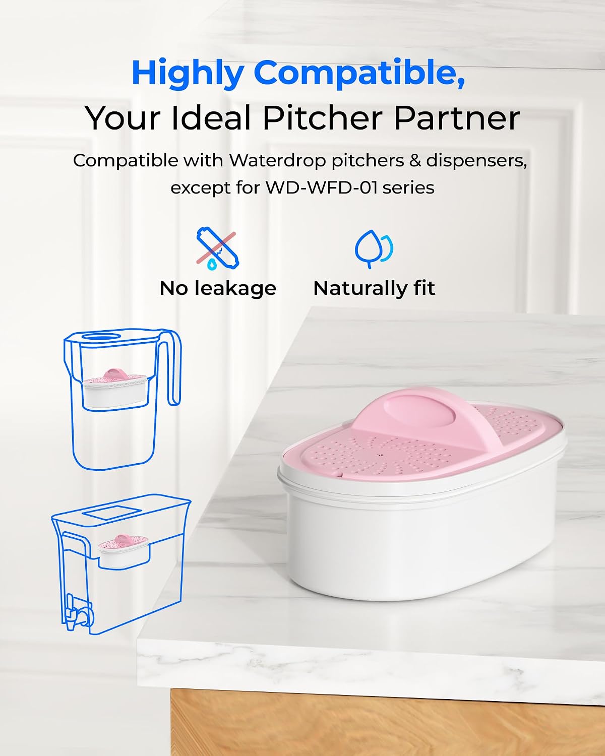 [Genuine] Waterdrop PF-01MG Magnesium Water Filter for Waterdrop Pitchers