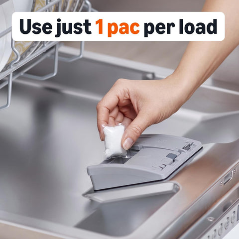 Amazon Basics Dishwasher Detergent Pacs, Fresh Scent, 78 Count