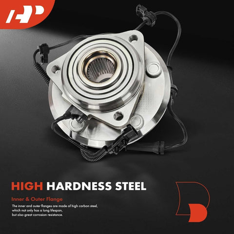 A-Premium 2 x Front Wheel Bearing and Hub Assembly with ABS & 5-Lug