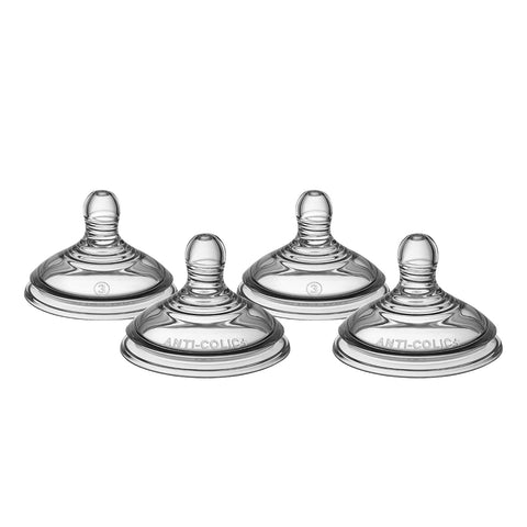 Tommee Tippee Advanced Anti-Colic Bottle Nipples, Fast Flow, 6m+