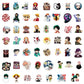 200PCS Anime Stickers Mixed Pack,Trendy Various Manga Stickers Vinyl Decals for Hydroflask Water Bottles Book MacBook Laptop Phone Case