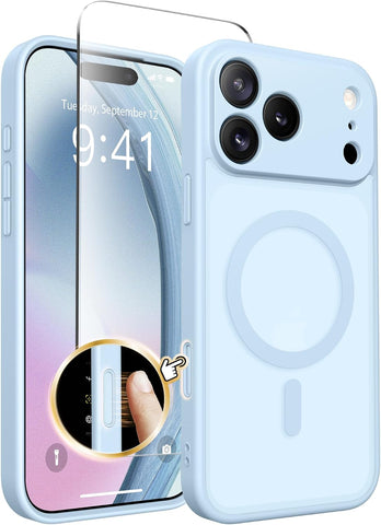 CAPRARO for iPhone 17 Pro Case, Compatible with MagSafe