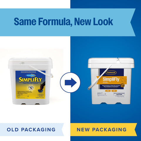 Farnam SimpliFly for Horses, Feed Through Fly Control for Horses, 10 lb