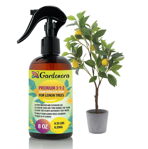 Gardenera Professional Tomato Spray Fertilizer Mist for Home Gardening | 3-1-2 Gentle Blend Mist for Healthy Leaves & Growth | Essential Nutrients for Tomatoes - 8oz