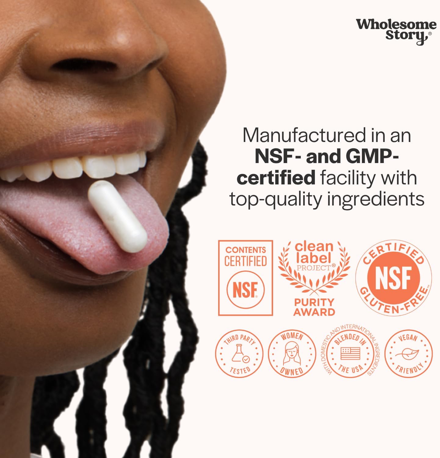 Wholesome Story Myo-Inositol & D-Chiro Inositol Supplement for Women | Fertility Supplements for Hormonal Balance & Ovarian Health Support | Myoinositol | Ideal 40:1 Ratio | 30 Servings