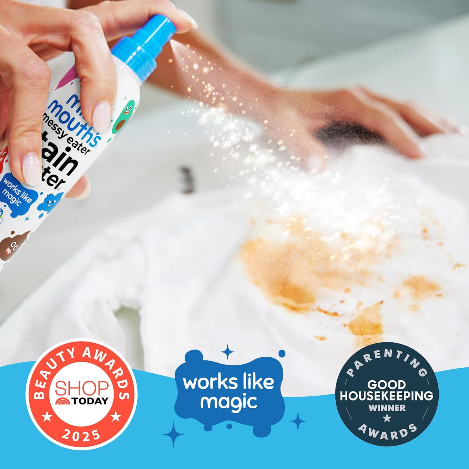 Miss Mouth's Messy Eater Stain Treater Spray, Laundry Stain Remover, 4 Oz