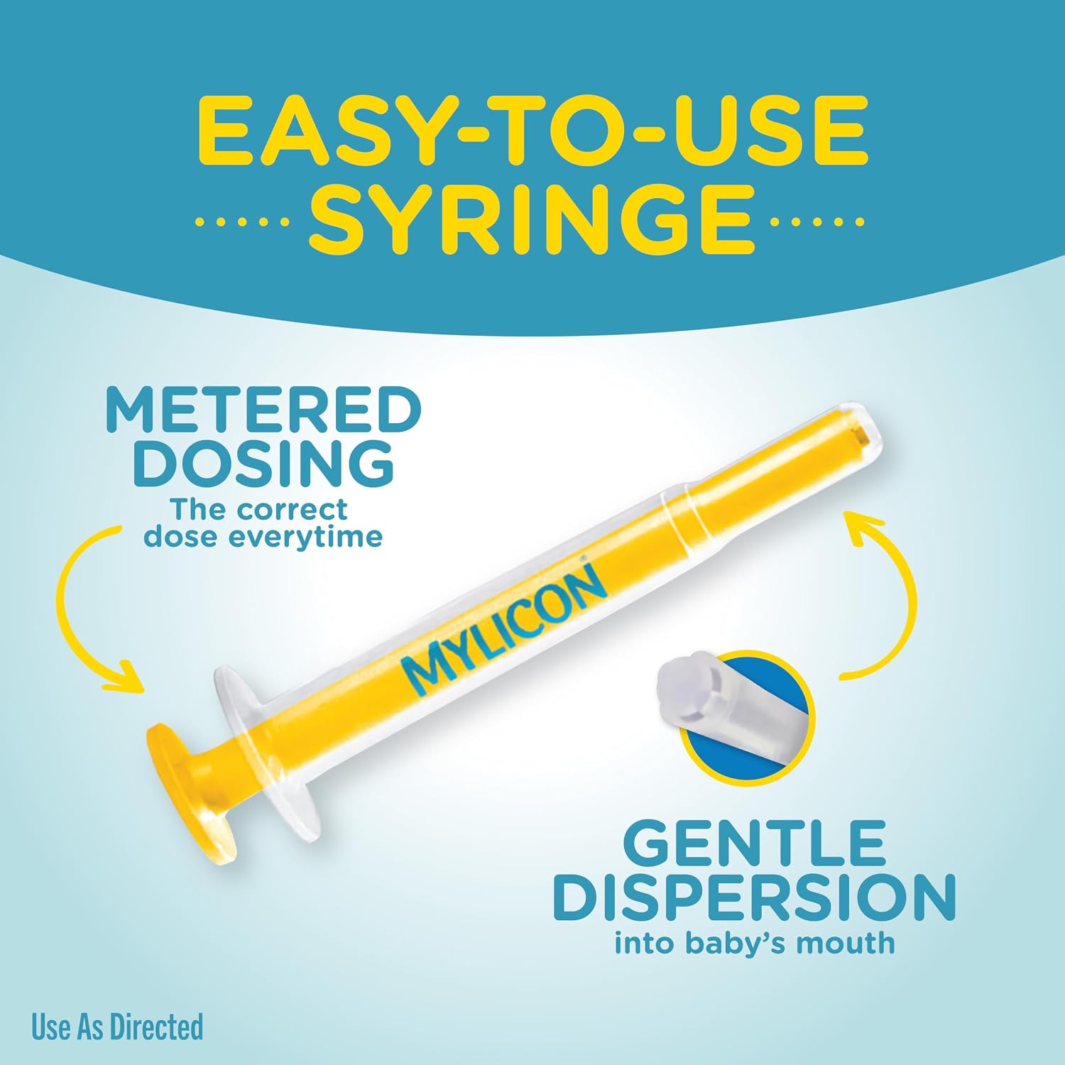MYLICON Gas Relief Drops for Infants & Babies, Dye Free Formula, 0.5 Fl Oz.