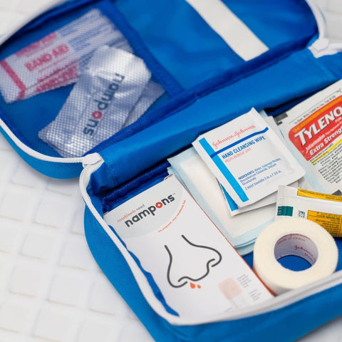 Nampons for Nosebleeds 6 Nose Bleed Stoppers w/Clotting Agent for Adults
