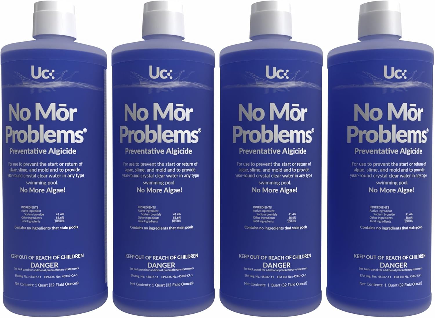 4 PACK - United Chemical No Mor Problems 1qt NMP-C12
