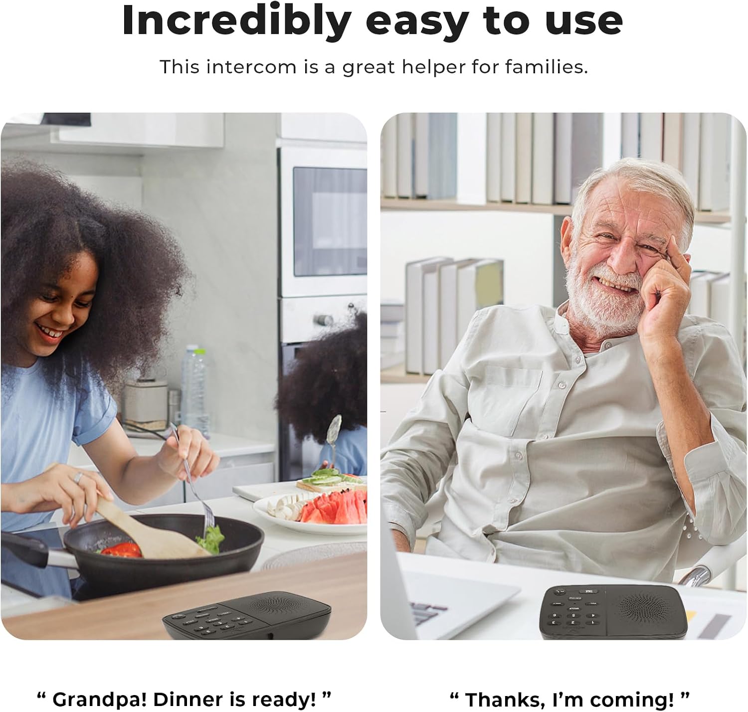 Hosmart Intercoms Wireless for Home UltraSpeak, 2025 Full Duplex Intercom