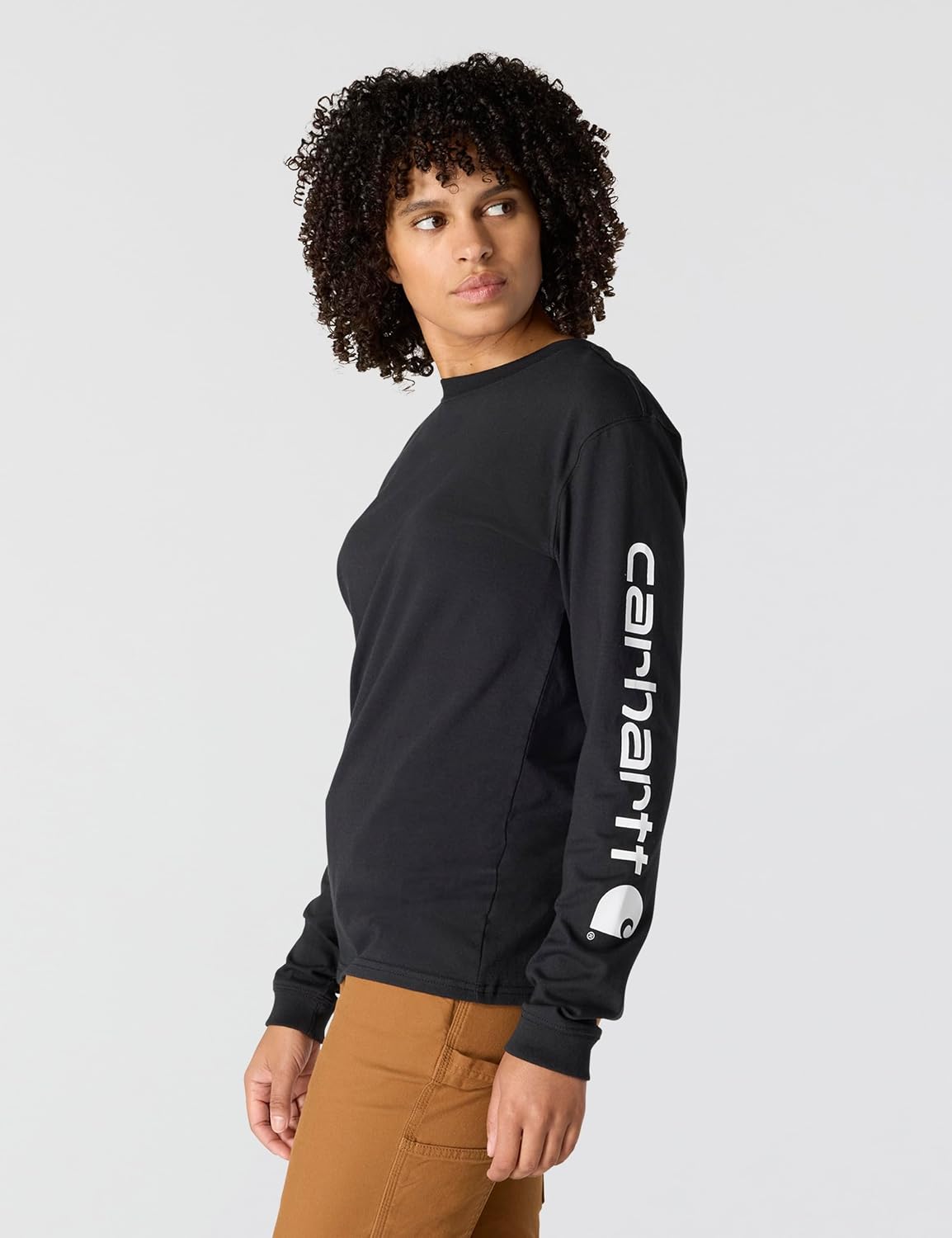 Carhartt Women's Dearborn Loose LS Logo T-Shirt