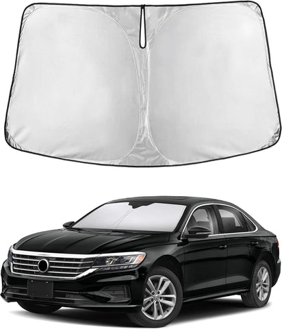 EcoNour Windshield Sunshade Compatible for Volkswagen VW Passat 2012-2022