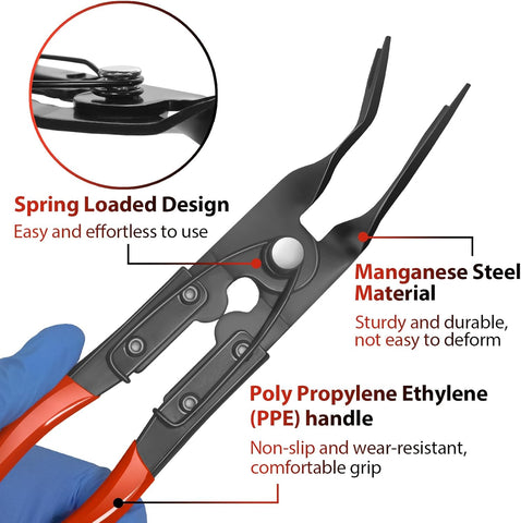 Keze 3 Pcs Auto Clip Pliers Set and Fastener Remover Tool