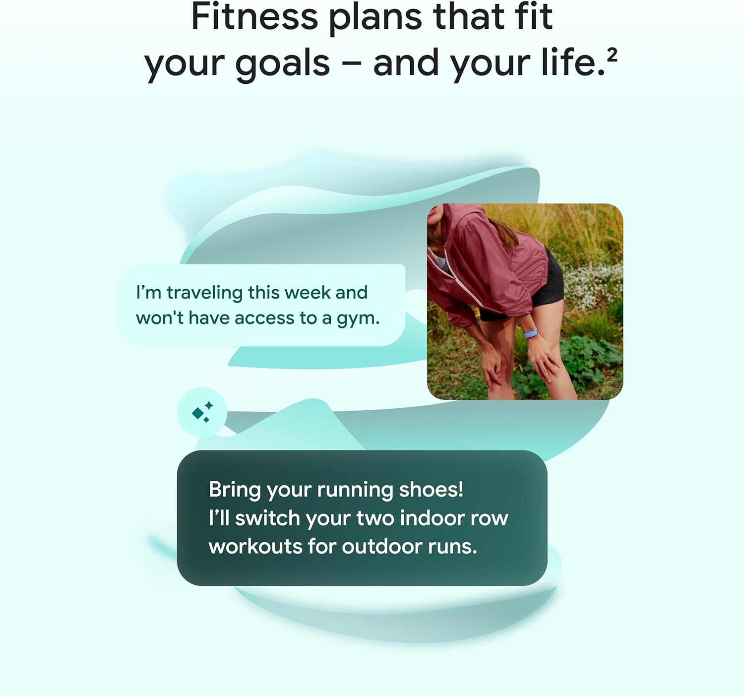 Fitbit Google Air - Screenless Activity Tracker - Obsidian