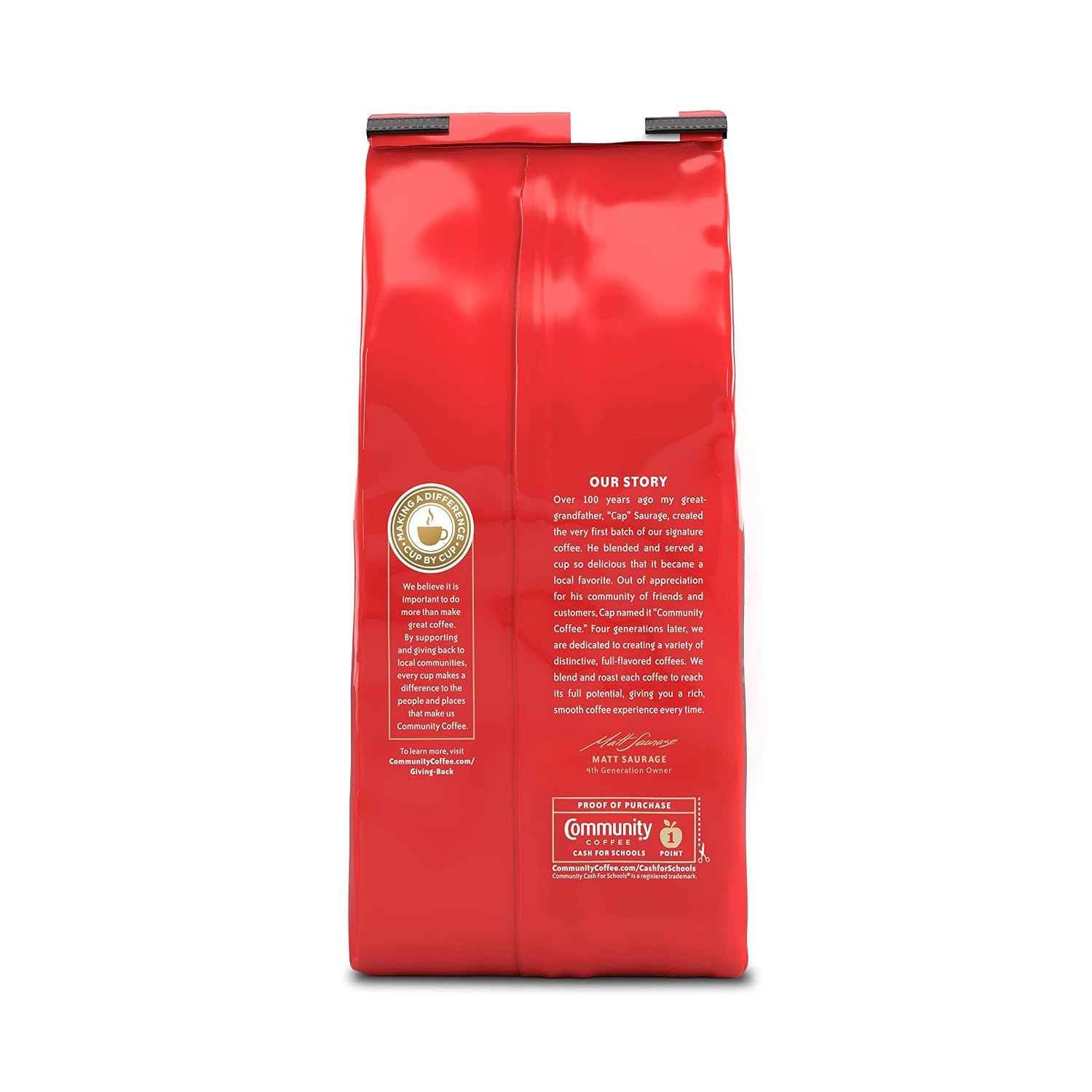 Community Coffee Cafe Special 72 Ounce, Decaffeinated Ground Coffee, 12 Ounce (Pack of 6)