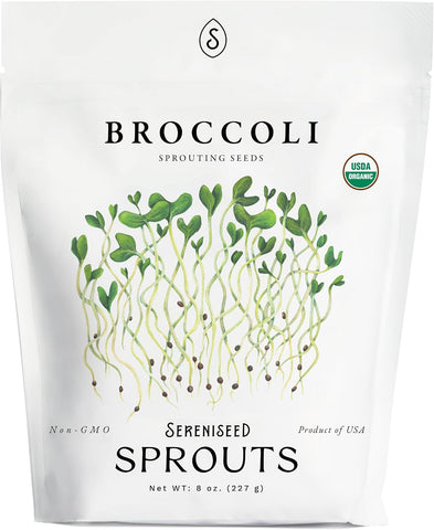 Organic Alfalfa Sprout Seeds (16 oz) – Non-GMO, Heirloom Seeds for Sprouting and Microgreens