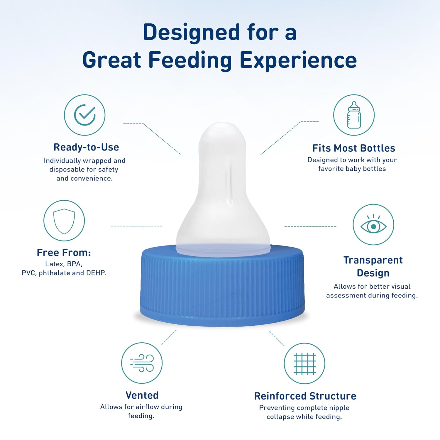Enfamil Standard-Flow Soft Nipple for full-term infants, 12 CT