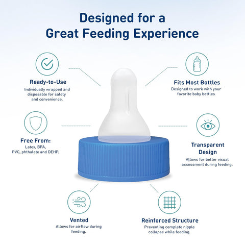 Enfamil Standard-Flow Soft Nipple for full-term infants, 12 CT