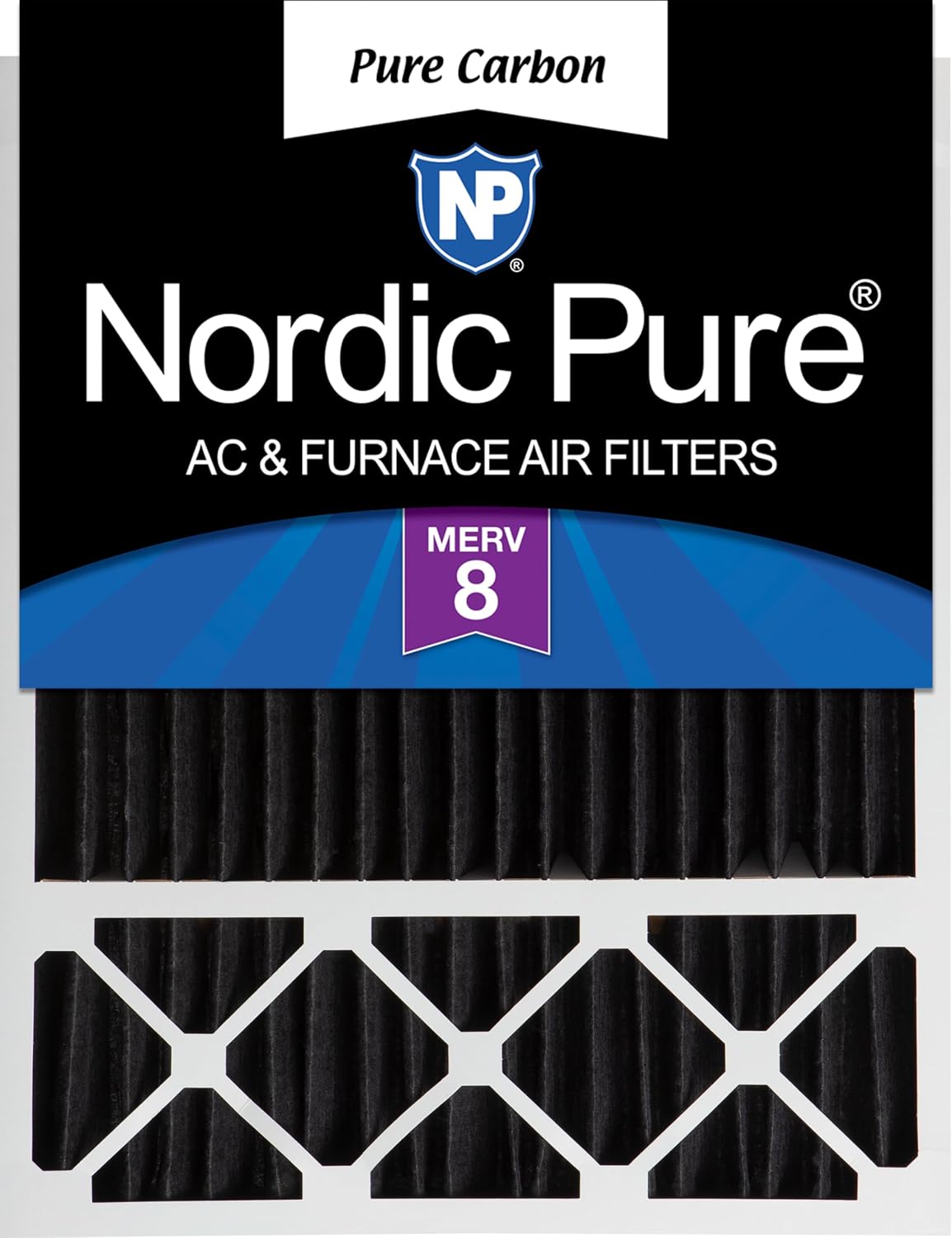 Nordic Pure 20x25x5 Honeywell/Lennox Replacement MERV 8 Air Filter 1 Pack