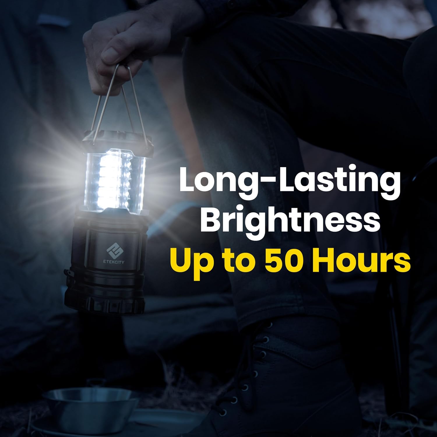 Etekcity LED Camping Lanterns, Battery Operated, 2 Pack