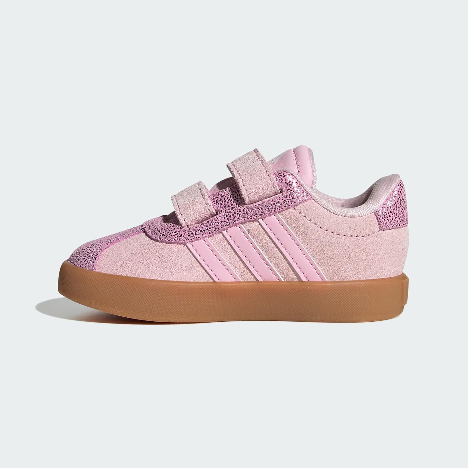adidas Boys Vl Court 3.0 Sneakers Shoes Casual - Pink, White