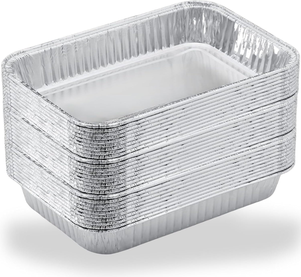 Drip Pans for Weber, Disposable Aluminum Foil Grease Trays for Weber Grills, Universal Replacement Liners for Weber Series, 8.6" x 6" - 20 Pcs
