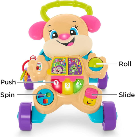 Fisher-Price Laugh & Learn Smart Stages Learn With Sis Walker, Pink