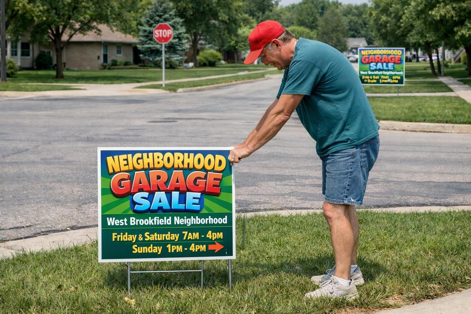 24x18 Custom Yard Signs 100 Pack, Single or Double Sided, Optional Stakes