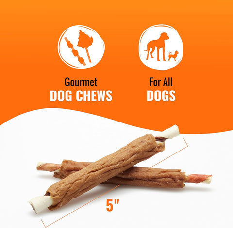 Good 'n' Fun Ribs Long-Lasting Dog Treat Made With Real Protein, 12 oz