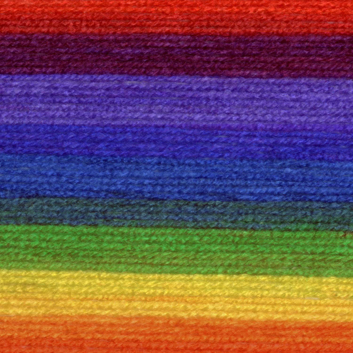 (3 Pack) Lion Brand Yarn Mandala Baby Yarn, Rainbow Falls