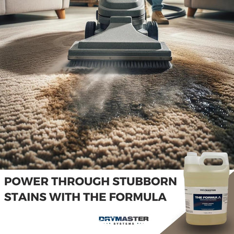 DryMaster Systems THE FORMULA High Traffic Carpet Cleaning Solution for Professional and Commercial Use - 1 Gallon