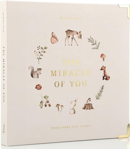 Keepsake Baby Memory Book for Boys and Girls - Timeless First 5 Year Book
